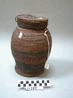 藏品(罐形籐編容器)的圖片